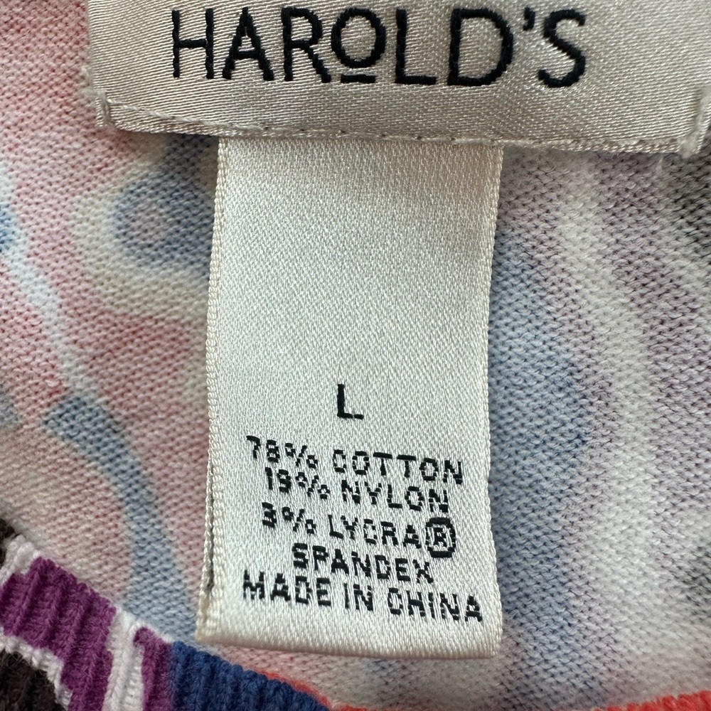 Harold's Multicolor Patchwork Button Down Cardiga… - image 7